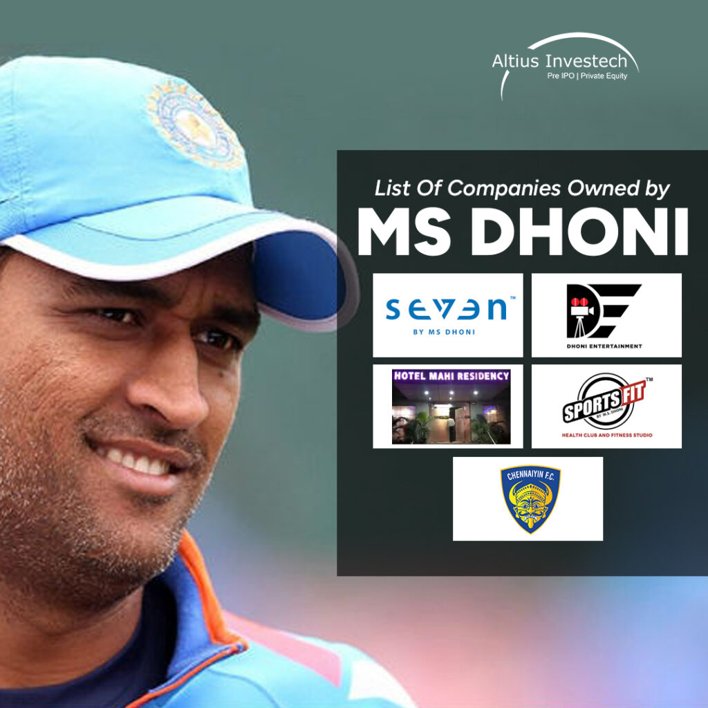 Businesses owned by Dhoni