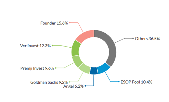 shareholding chart