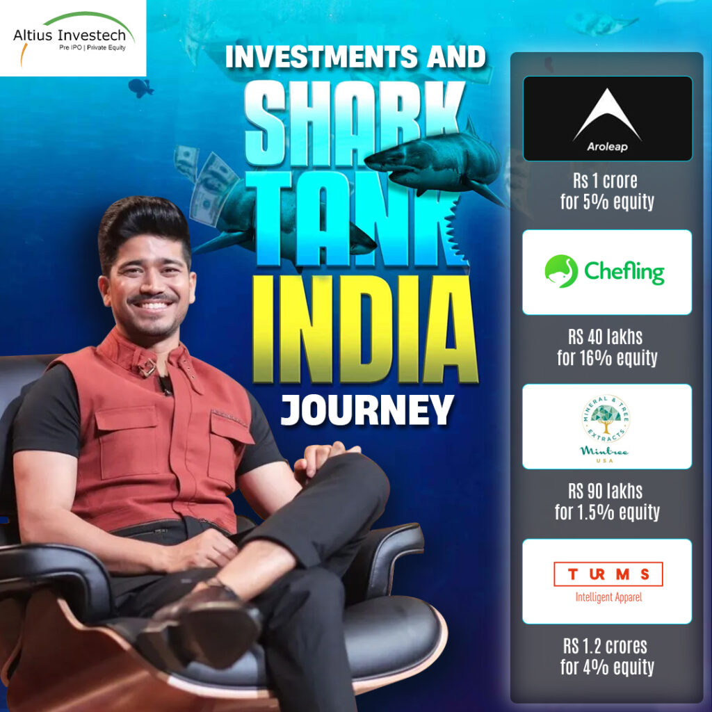 Investments and Shark Tank India Journey
